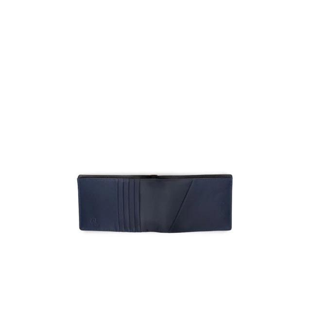 Wallet with RFID protection and passport pocket Color black