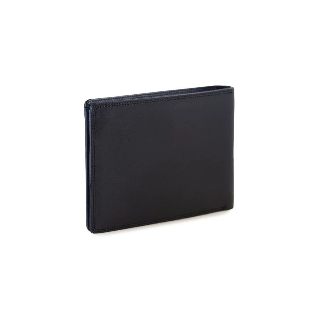 Wallet with RFID protection and passport pocket Color black