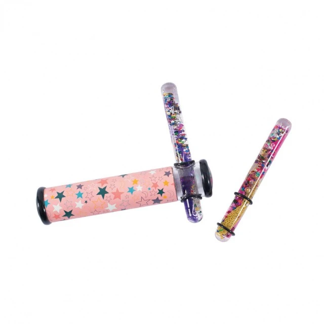 Kaleidoscope set with 2 pcs. magic wands