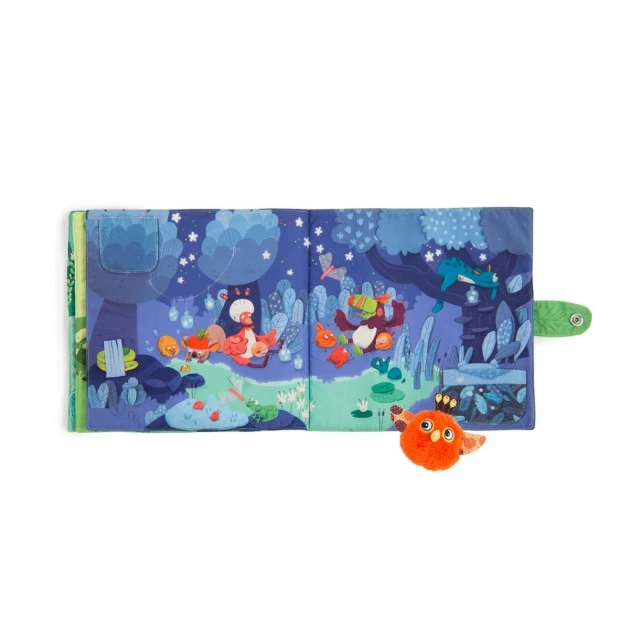 Мека играчка книжка в джунглата голяма