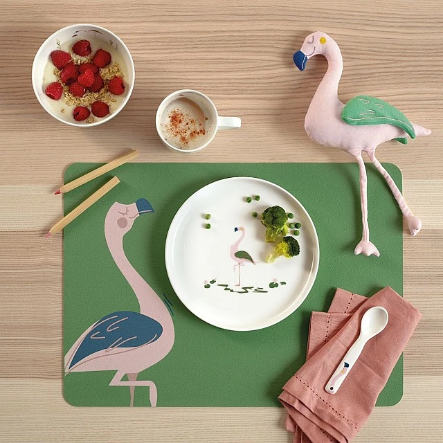 Children’s serving mat Flamingo