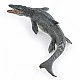 A mosasaur figurine