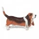 Фигурка куче порода basset hound