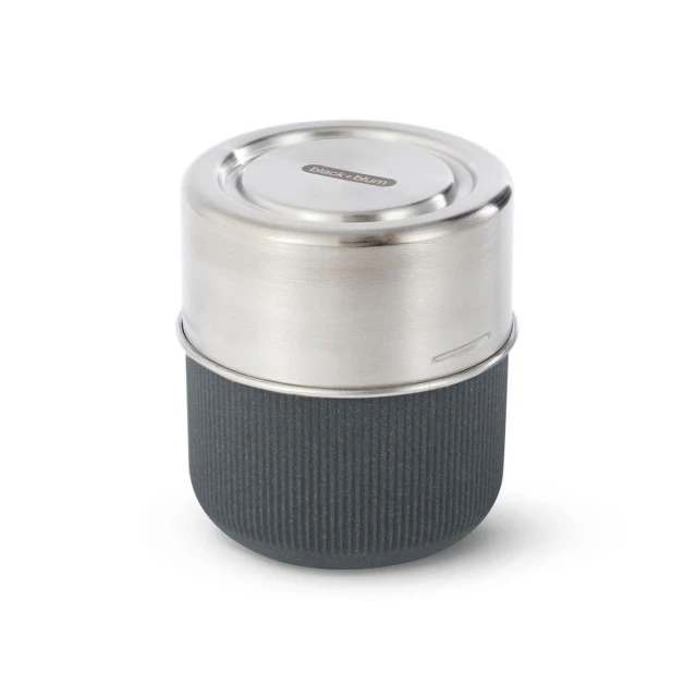 Glass lunch box 0.450l Color gray