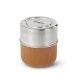 Glass lunch box 0.450l Almond color