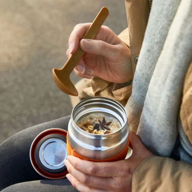 Double-walled food container 0.400l Color orange