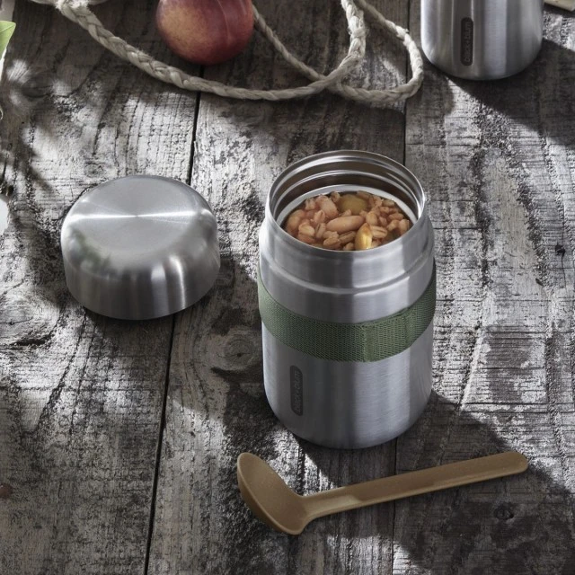 Double-walled food container 0.400l Olive color