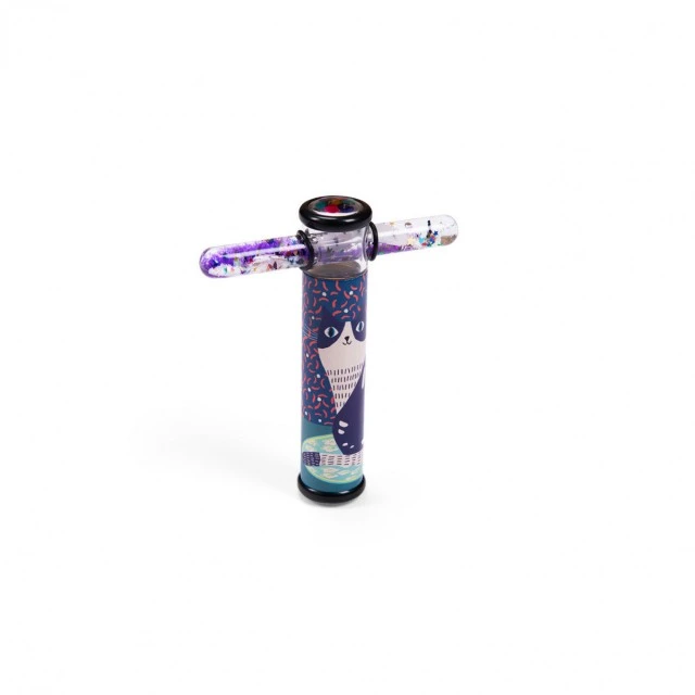 Glow in the dark kaleidoscope cat