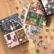 Puzzle the house in the city 200 pieces