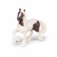 White Brown Irish Kubu Horse Figurine