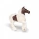 White Brown Irish Kubu Horse Figurine