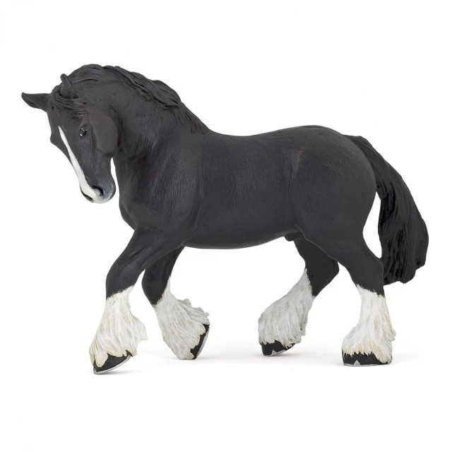 Фигурка едър впрегатен кон shire