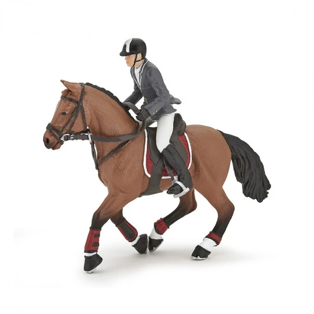 Horse figurine with rider
