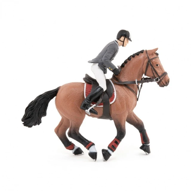 Horse figurine with rider