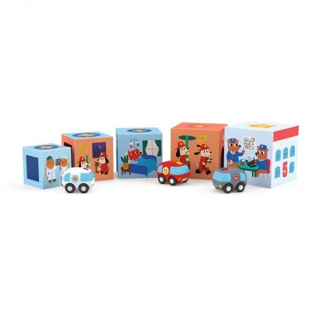 Cubes and strollers for children