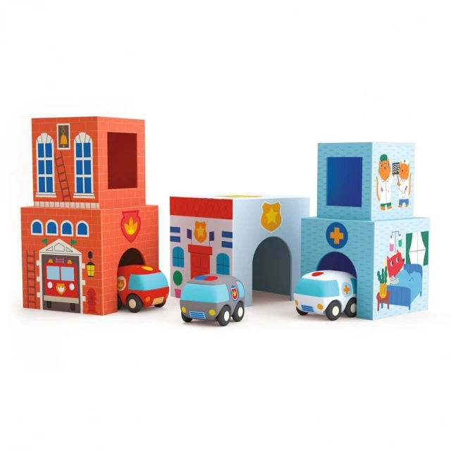 Cubes and strollers for children