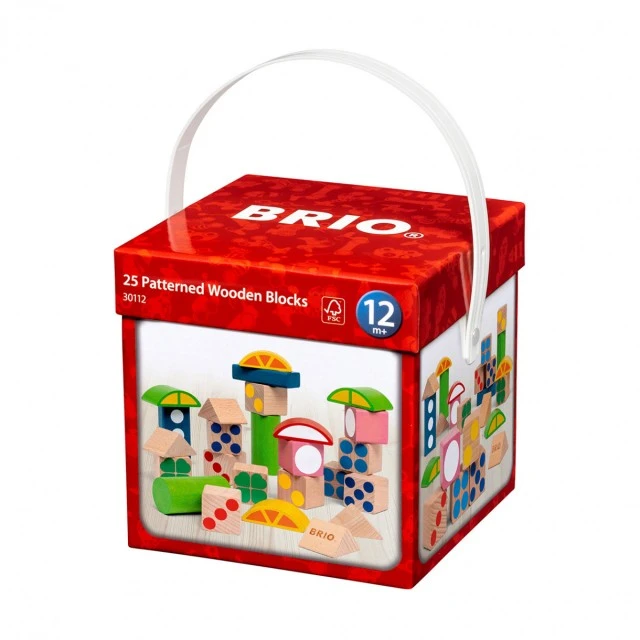 Wooden cubes 25 pcs.