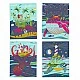 Sea creatures scratch cards