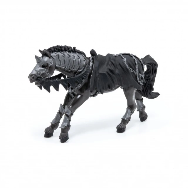 Ghost horse figure in black