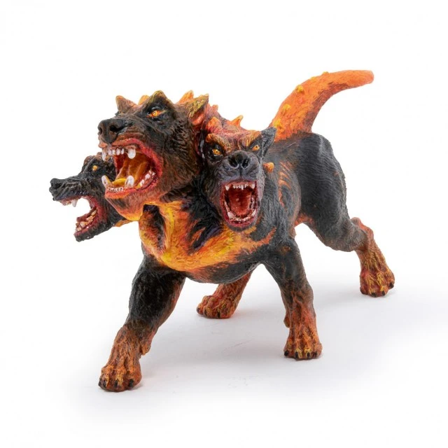 Fire cerberus figurine