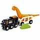 Dinosaur trains and tracks set