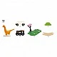 Dinosaur trains and tracks set