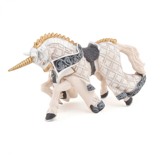 Figurine horse of knight unicorn