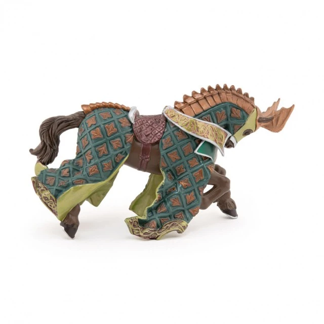 Figurine horse of knight bull