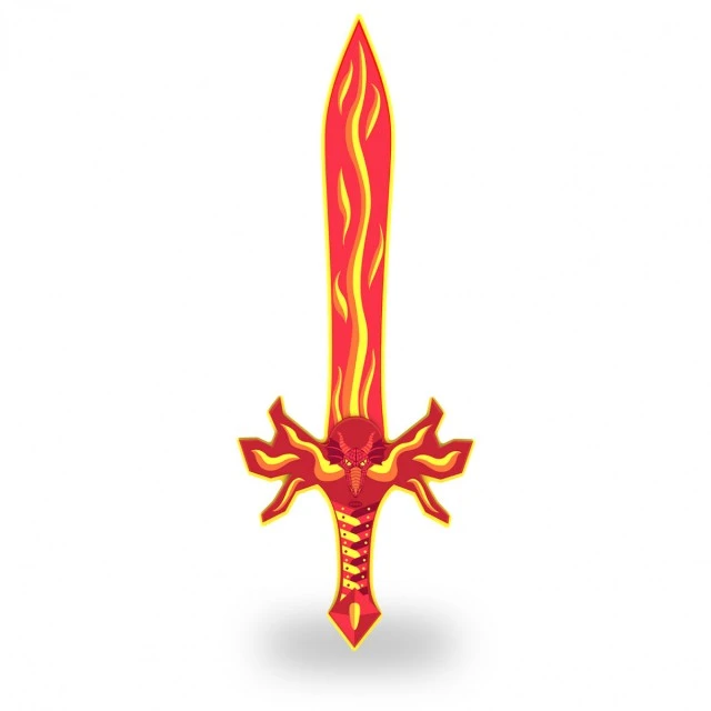foam fire dragon sword toy