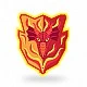 fire dragon foam shield toy
