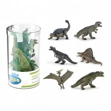 Set of mini figures dinosaurs