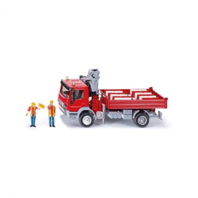 Mercedes truck with crane