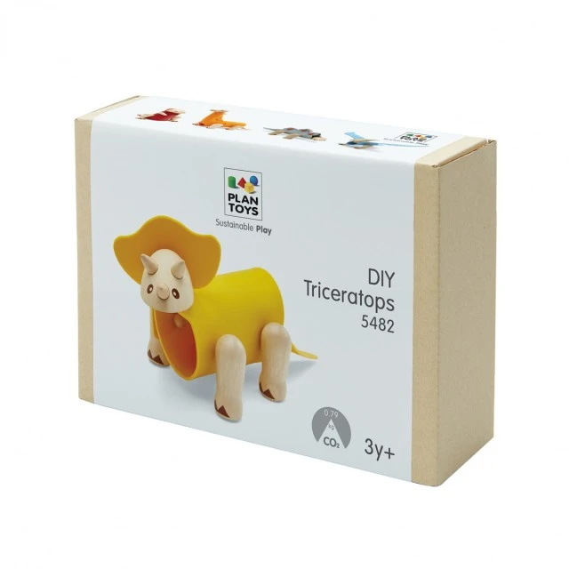 Buildable toy Triceratops