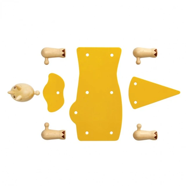 Buildable toy Triceratops