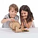 Wooden constructor musical machine