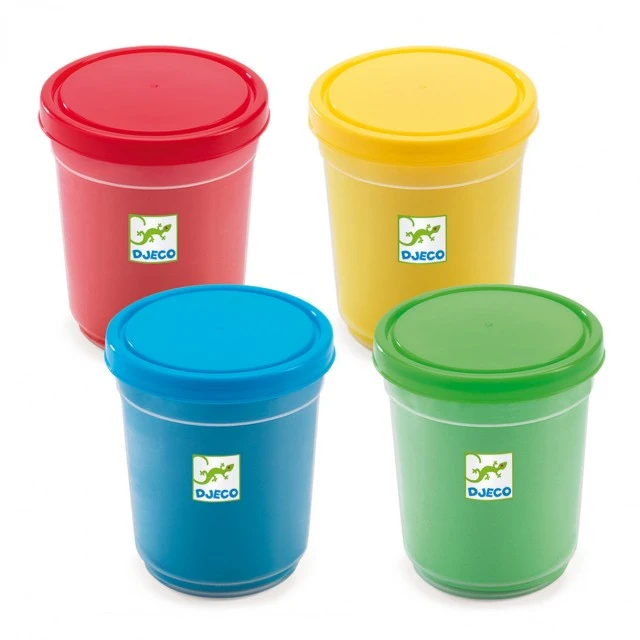 Set of 4 colors of plasticine