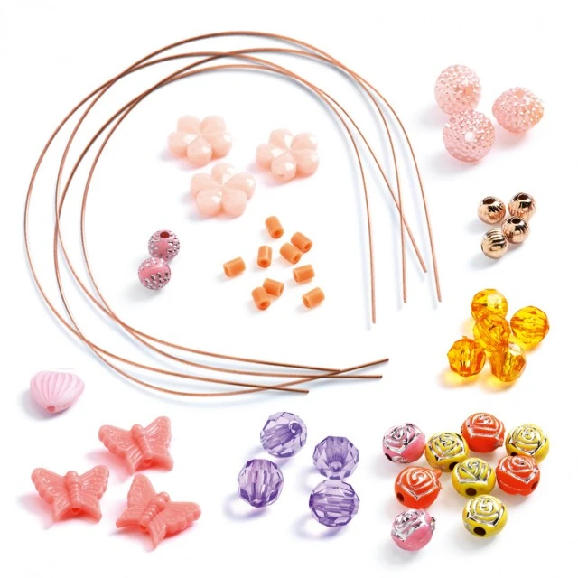 Make beautiful tiaras with beads