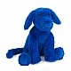 Soft toy the blue dog