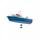 Toy police boat