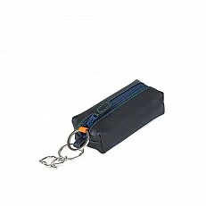 Coin purse with key ring Color black