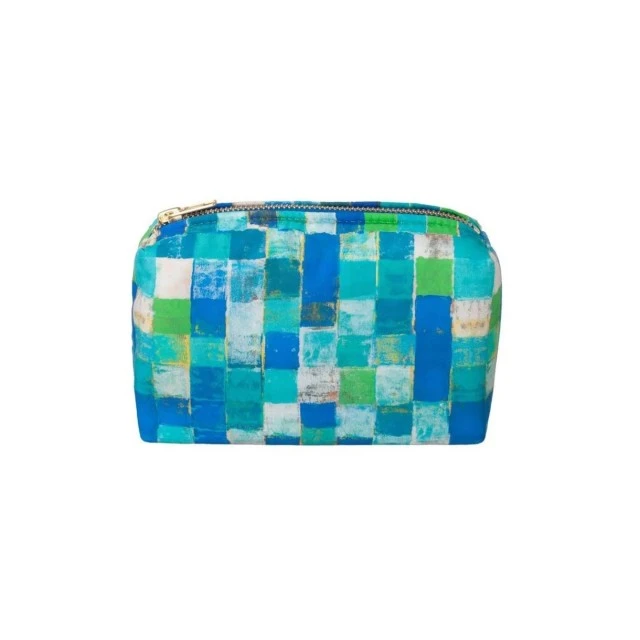 Achara azure cosmetic bag 17cm