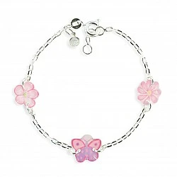 Bracelet silver 925 butterfly