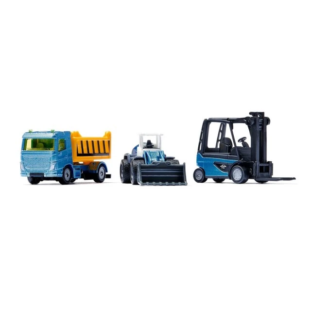 Toy set of construction machines