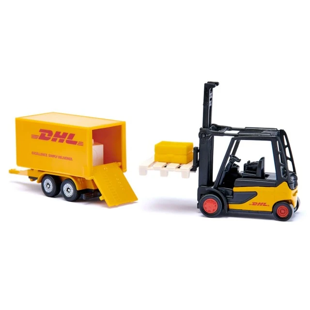 Играчка комплект превозни средства DHL логистика