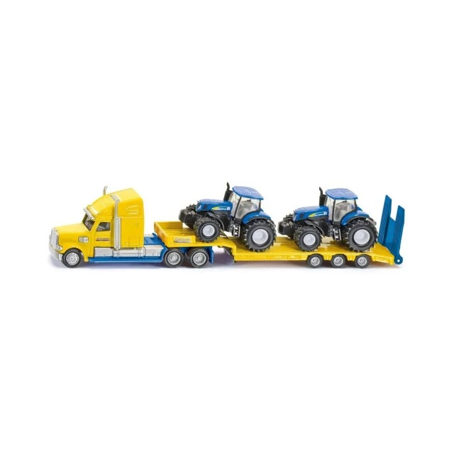 Тир с платформа и две тракторчета new holland