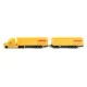 Играчка тежкотоварен камион с ремарке DHL