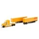 Играчка тежкотоварен камион с ремарке DHL