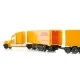 Играчка тежкотоварен камион с ремарке DHL