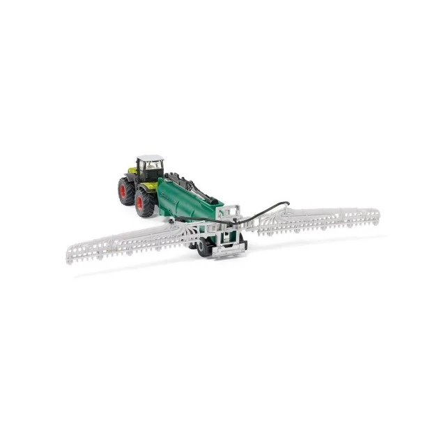 Toy tractor with vacuum tank