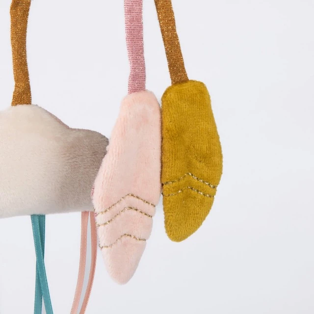 Soft toy activity spiral for stroller